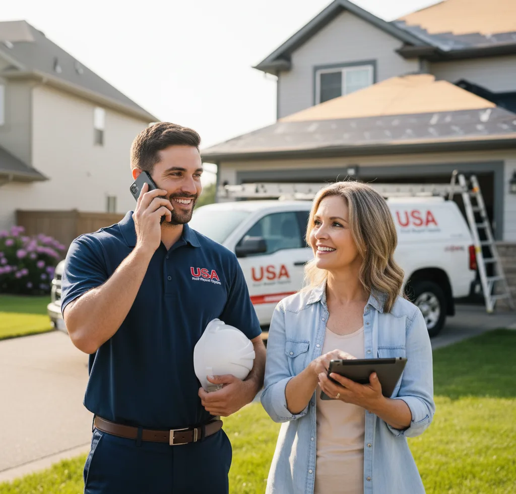 USA Roof Repair Experts customer support in Mills River